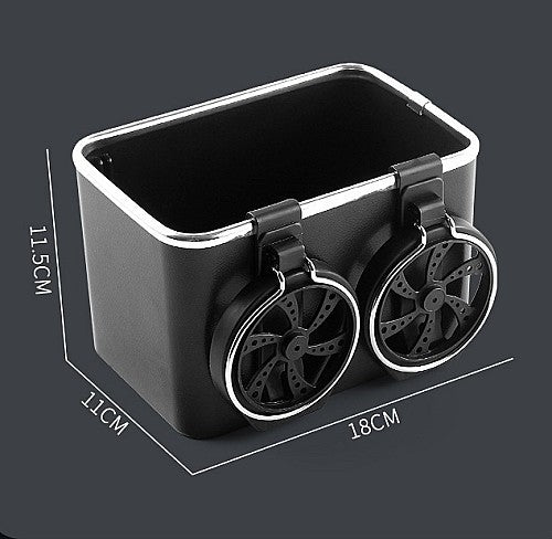 Boîte de Rangement pour Accoudoir de Voiture + Distributeur de Mouchoirs